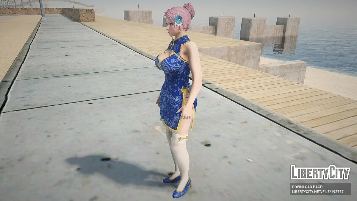 Элиза в платье / GTA San Andreas