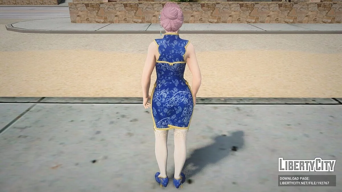 Элиза в платье / GTA San Andreas