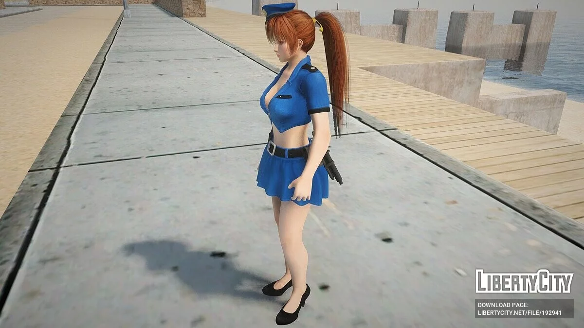Касуми в костюме полицейского / GTA San Andreas