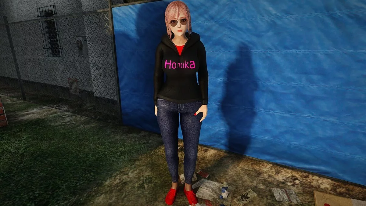 Хонока в худи / GTA San Andreas
