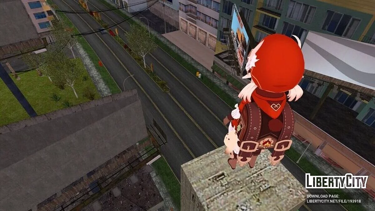 Кли из Genshin Impact + анимация лица / GTA San Andreas