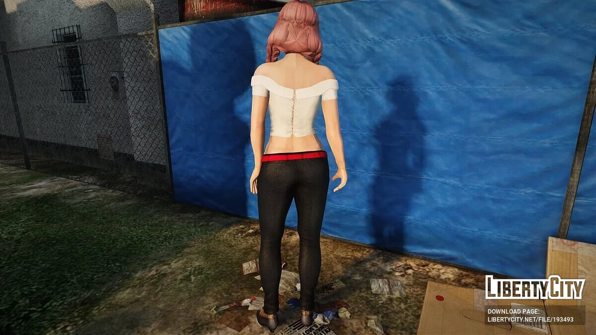 Кокоро в белом топе / GTA San Andreas