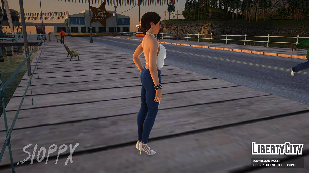 Лана в повседневной одежде / GTA San Andreas