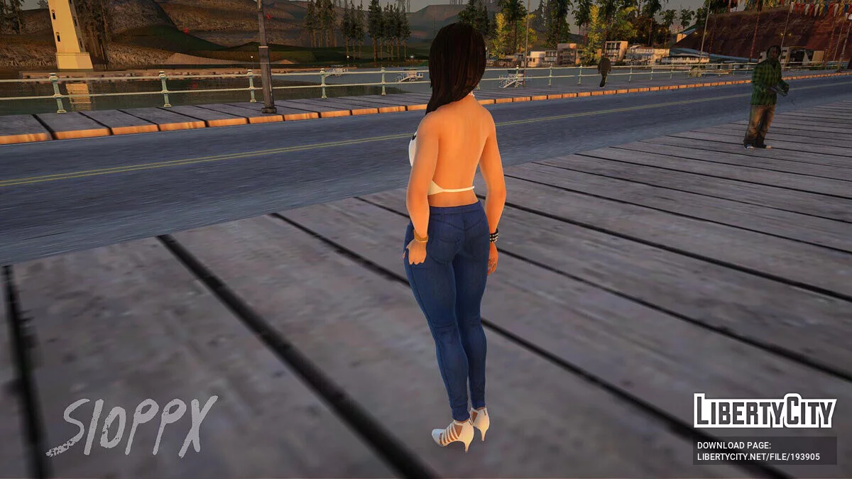 Лана в повседневной одежде / GTA San Andreas