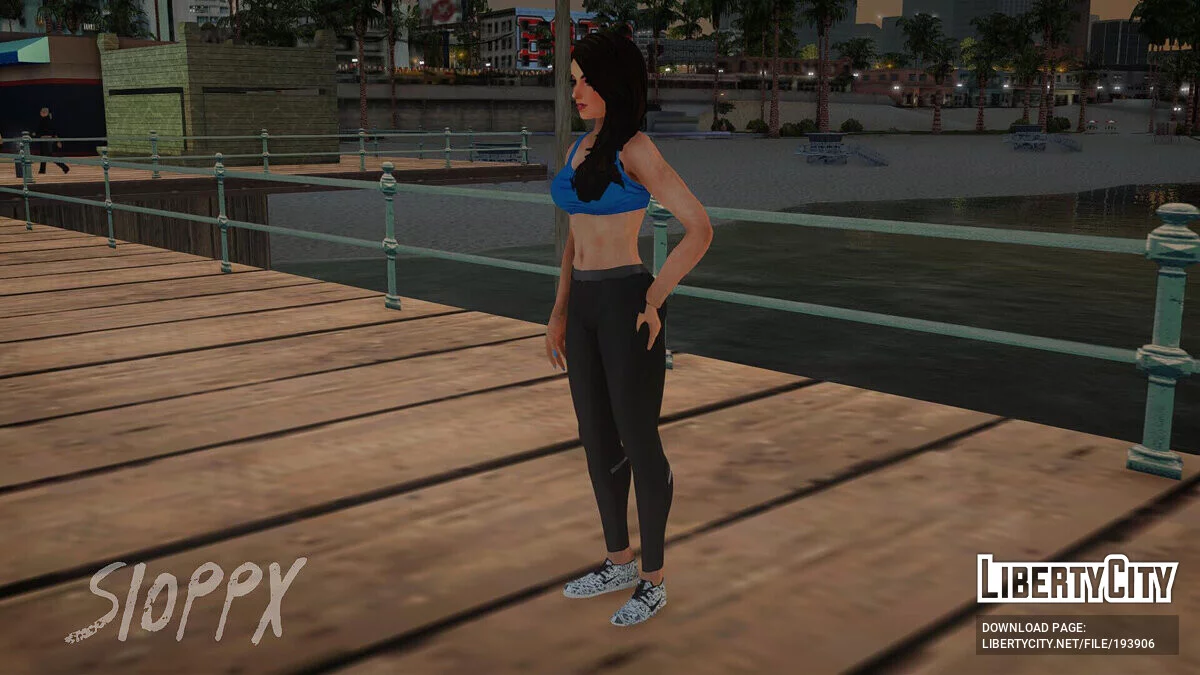 Лана в спортивной одежде / GTA San Andreas