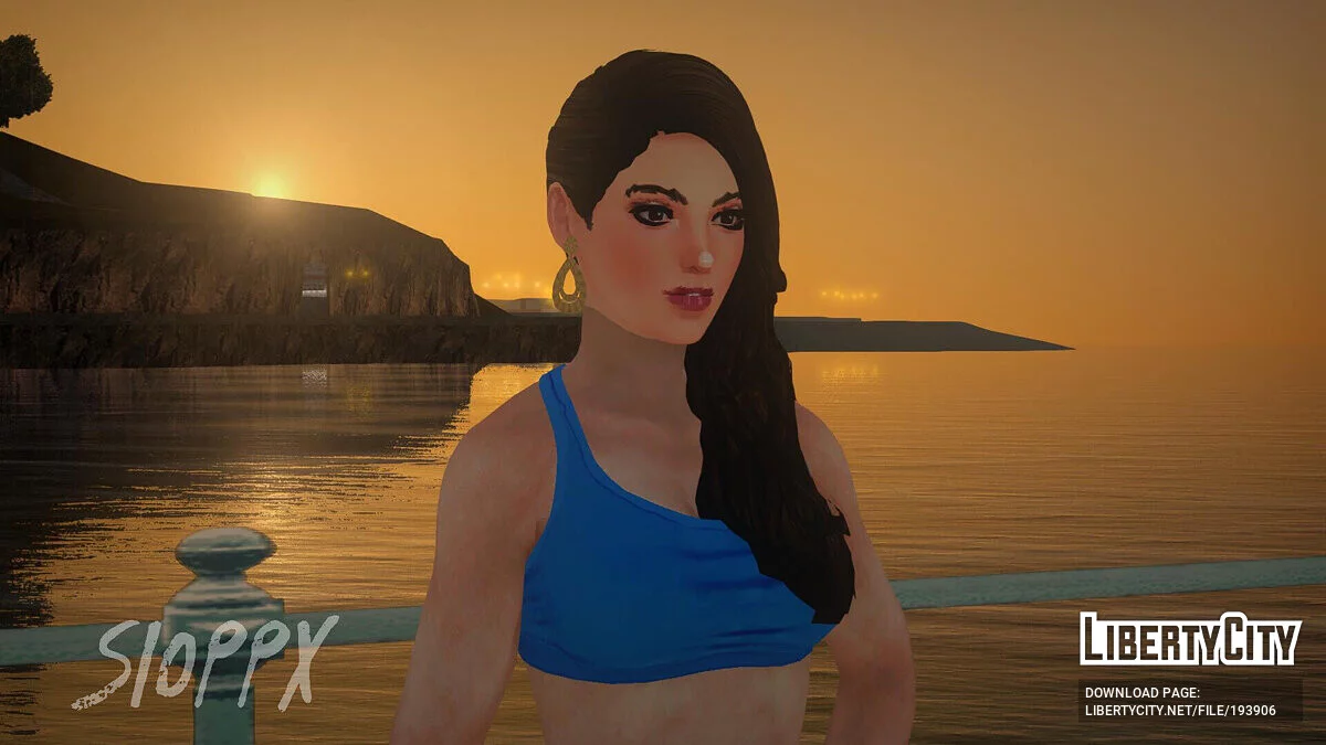 Лана в спортивной одежде / GTA San Andreas