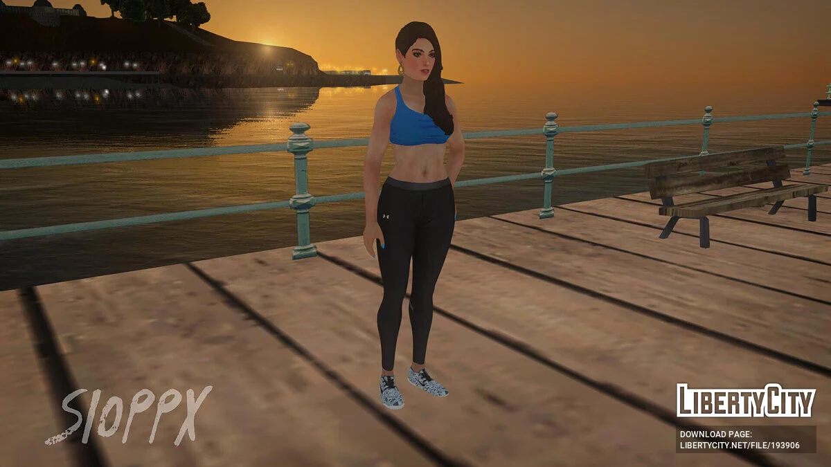 Лана в спортивной одежде / GTA San Andreas