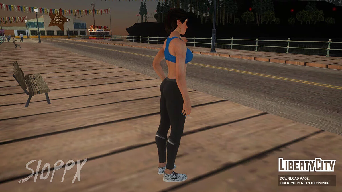 Лана в спортивной одежде / GTA San Andreas