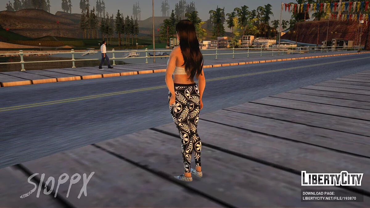 Май Ширануи в повседневной одежде / GTA San Andreas