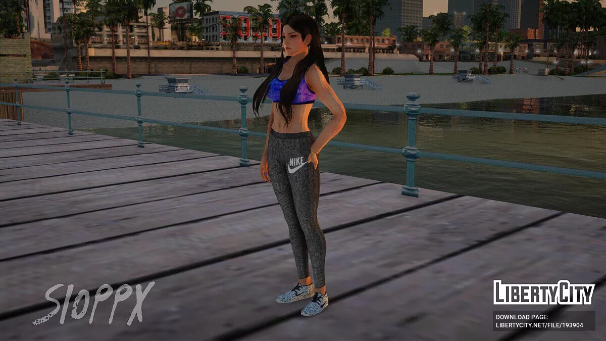 Мэи Ширануи в спортивной одежде (альтернативная версия) / GTA San Andreas