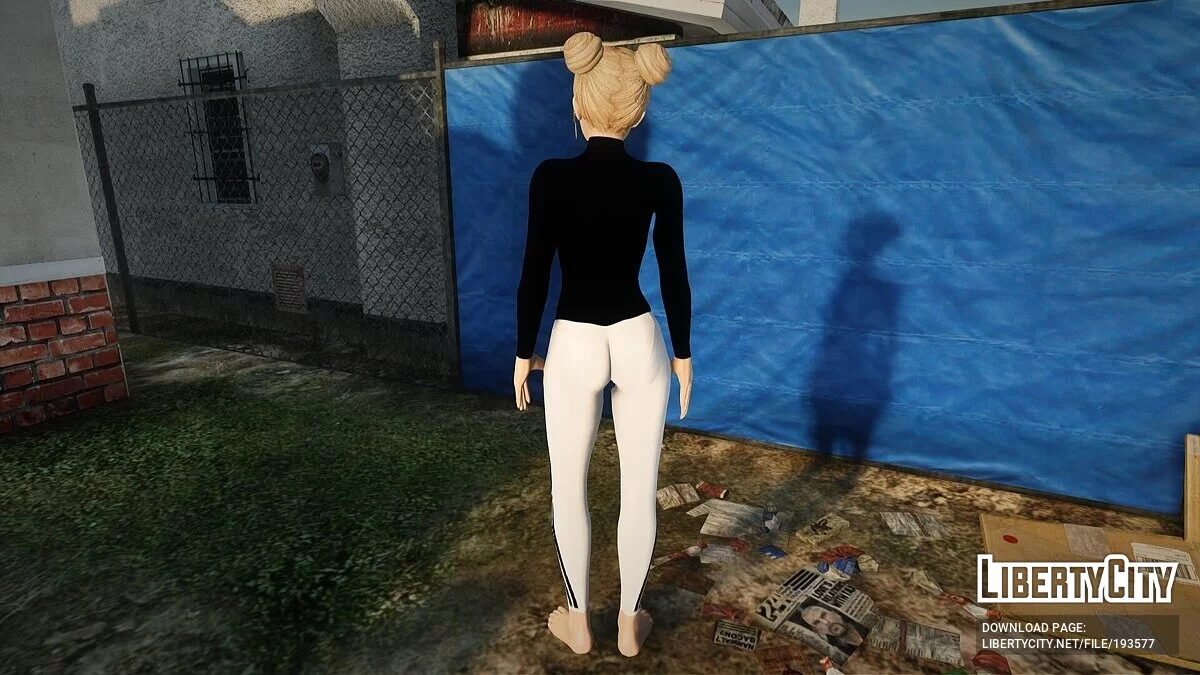 Мари Роуз в черном свитере / GTA San Andreas