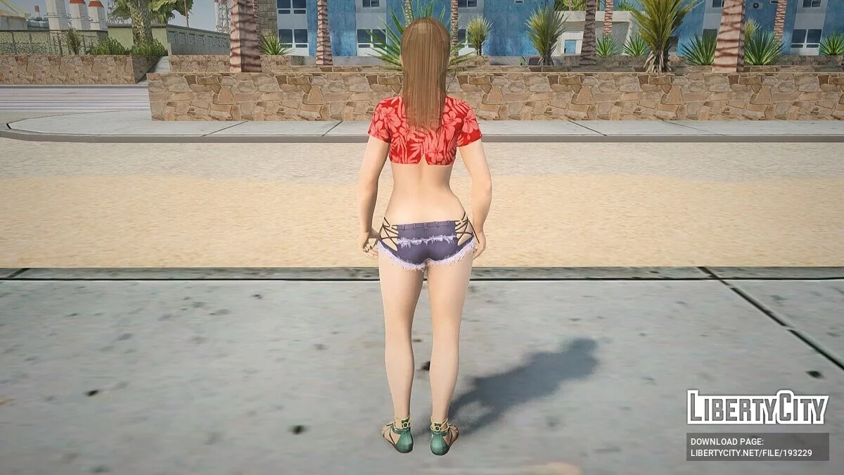 Мисаки в сексуальном наряде / GTA San Andreas