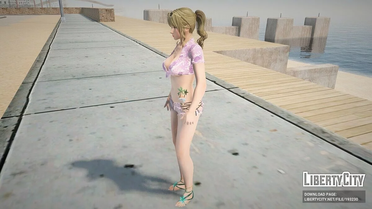 Моника в сексуальном наряде / GTA San Andreas