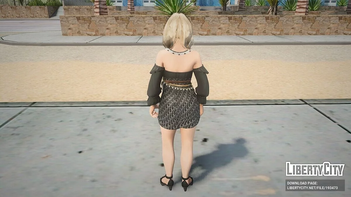 Рэйчел в сексуальном наряде диор / GTA San Andreas