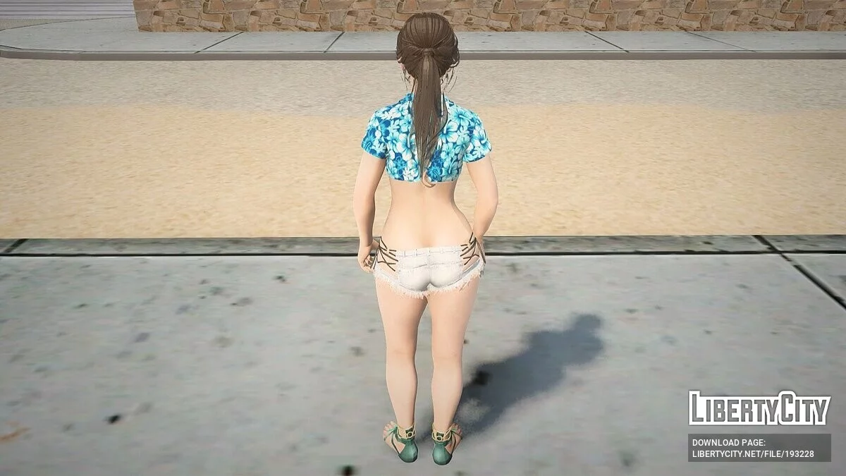 Саюри в сексуальном наряде / GTA San Andreas