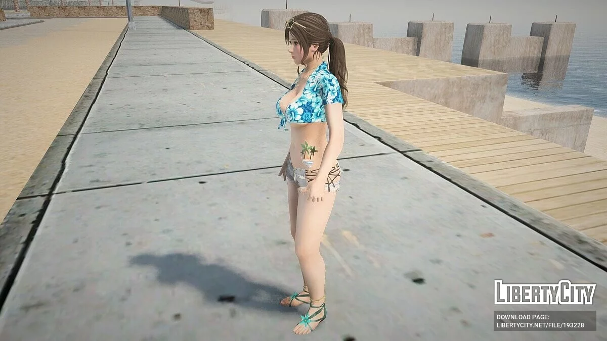 Саюри в сексуальном наряде / GTA San Andreas