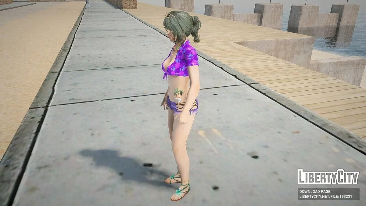 Тамаки в сексуальном наряде / GTA San Andreas