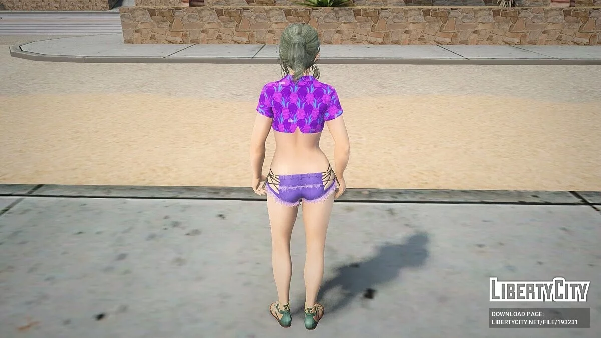 Тамаки в сексуальном наряде / GTA San Andreas