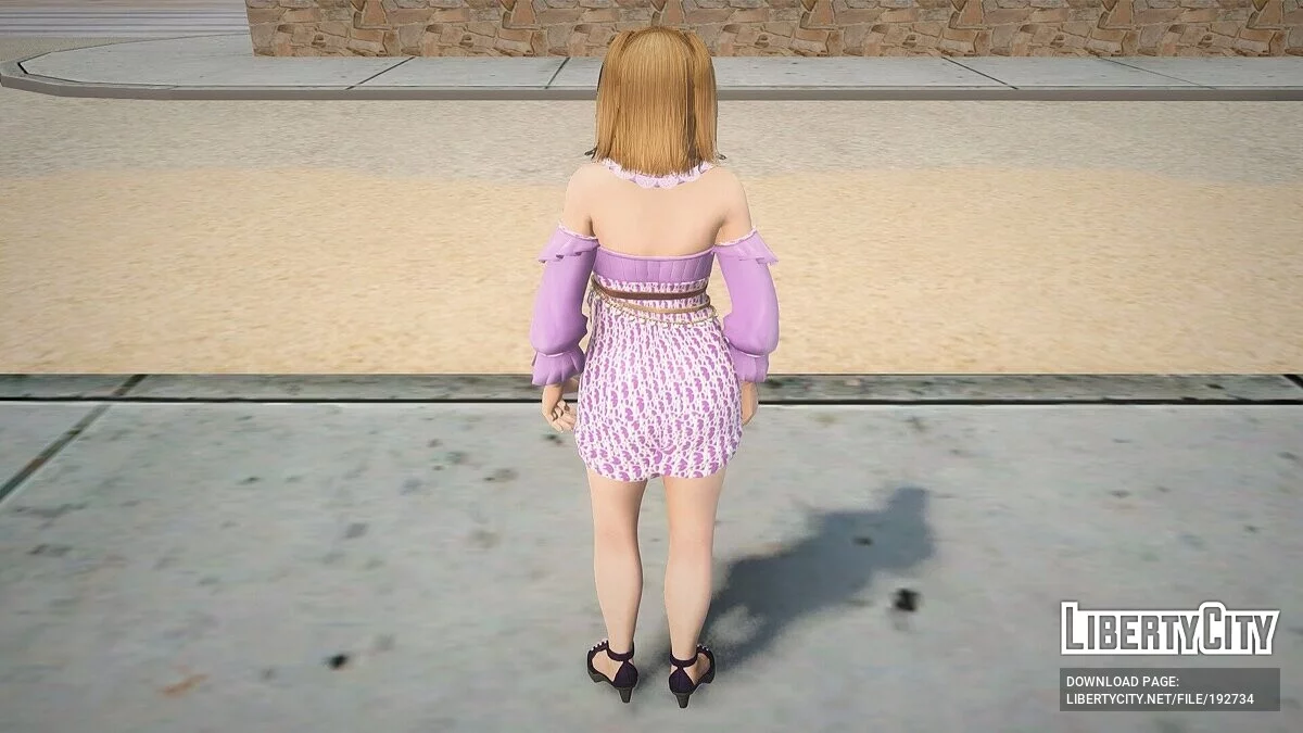 Тина Армстронг в сексуальном наряде диор / GTA San Andreas
