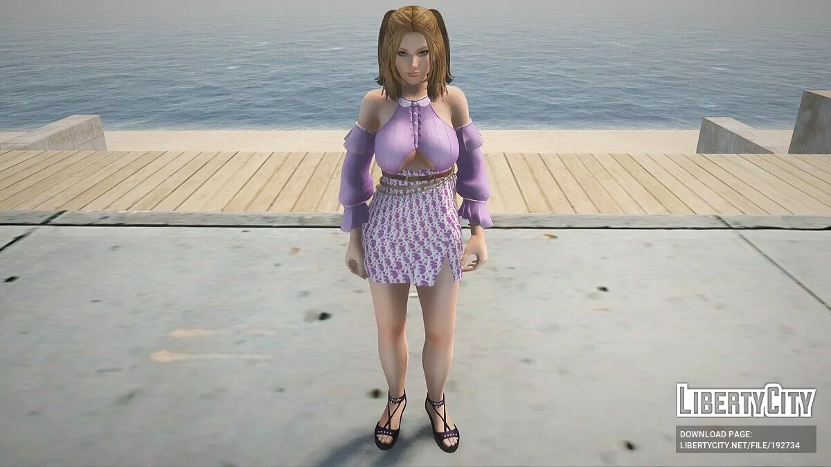 Тина Армстронг в сексуальном наряде диор / GTA San Andreas