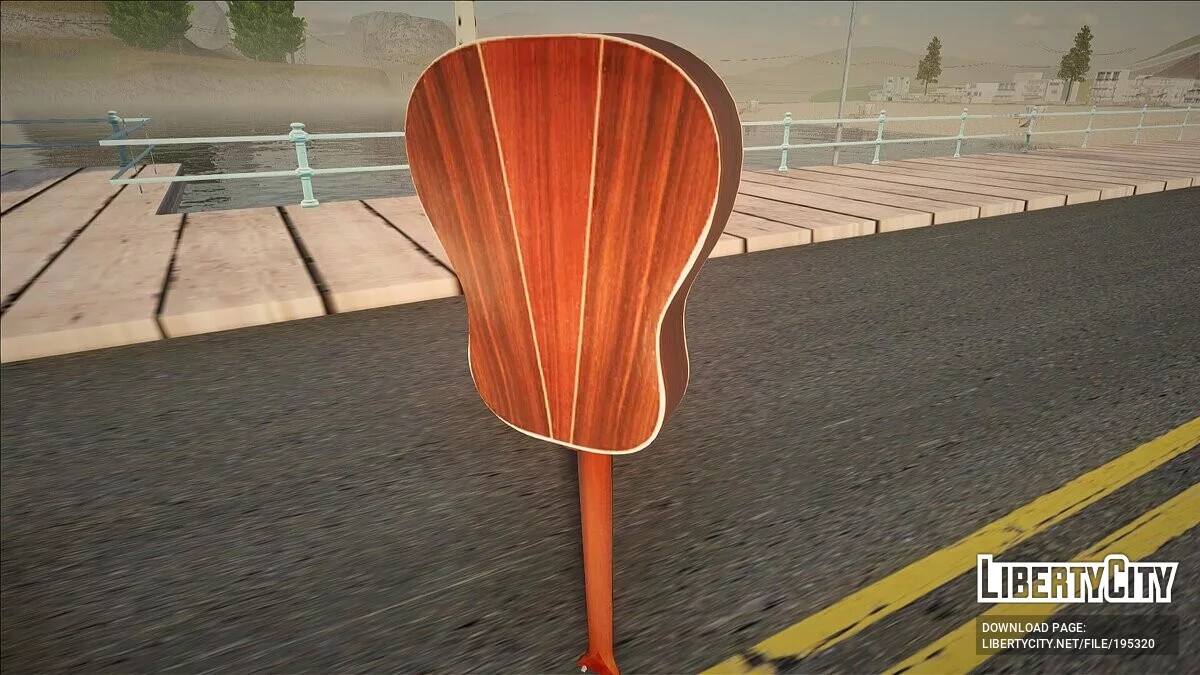 Джонни Кэш из Guitar Hero 5 + гитара / GTA San Andreas