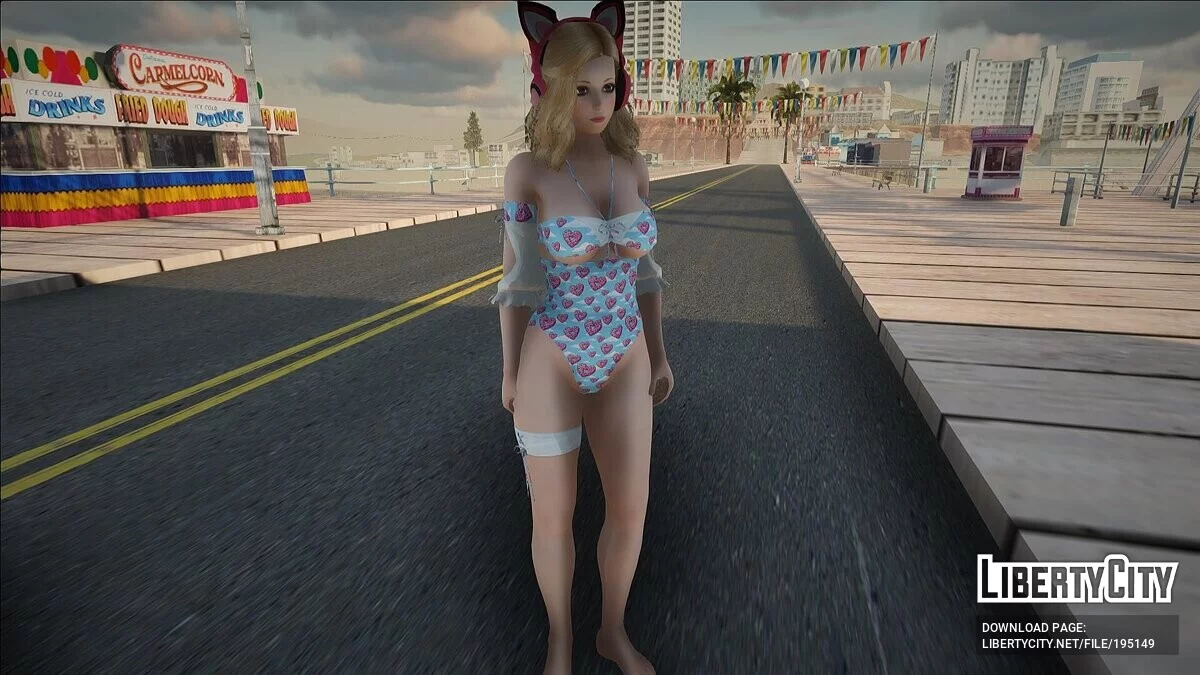 Лаки Хлоя из Tekken в купальнике / GTA San Andreas