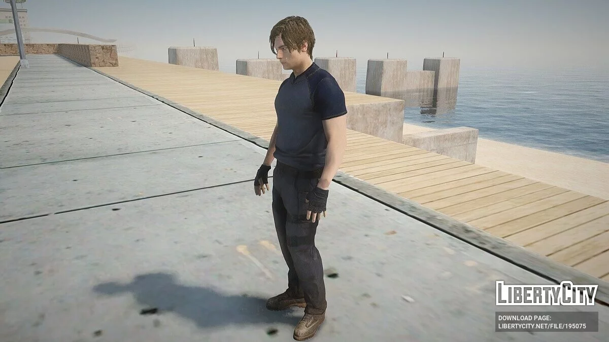 Леон Скотт Кеннеди из Resident Evil 4 Remake / GTA San Andreas