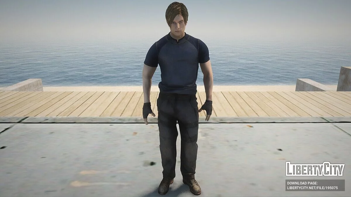 Леон Скотт Кеннеди из Resident Evil 4 Remake / GTA San Andreas