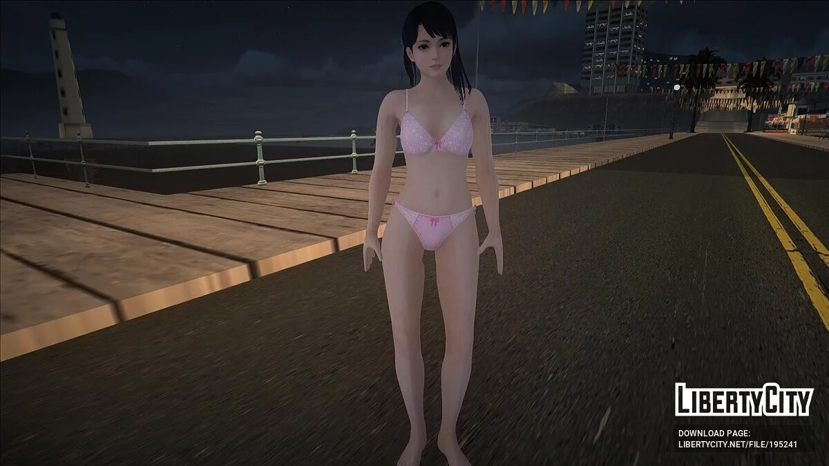 Лобелия в розовом купальнике / GTA San Andreas