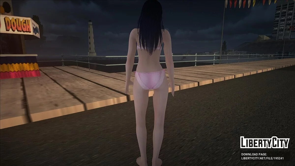 Лобелия в розовом купальнике / GTA San Andreas