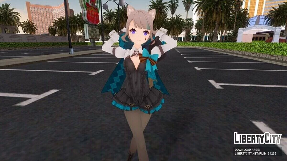 Lynette из Genshin Impact / GTA San Andreas