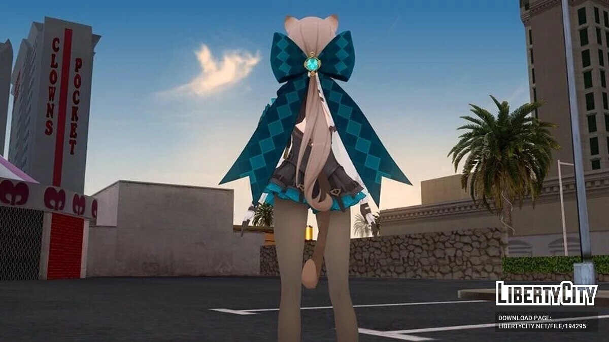 Lynette из Genshin Impact / GTA San Andreas