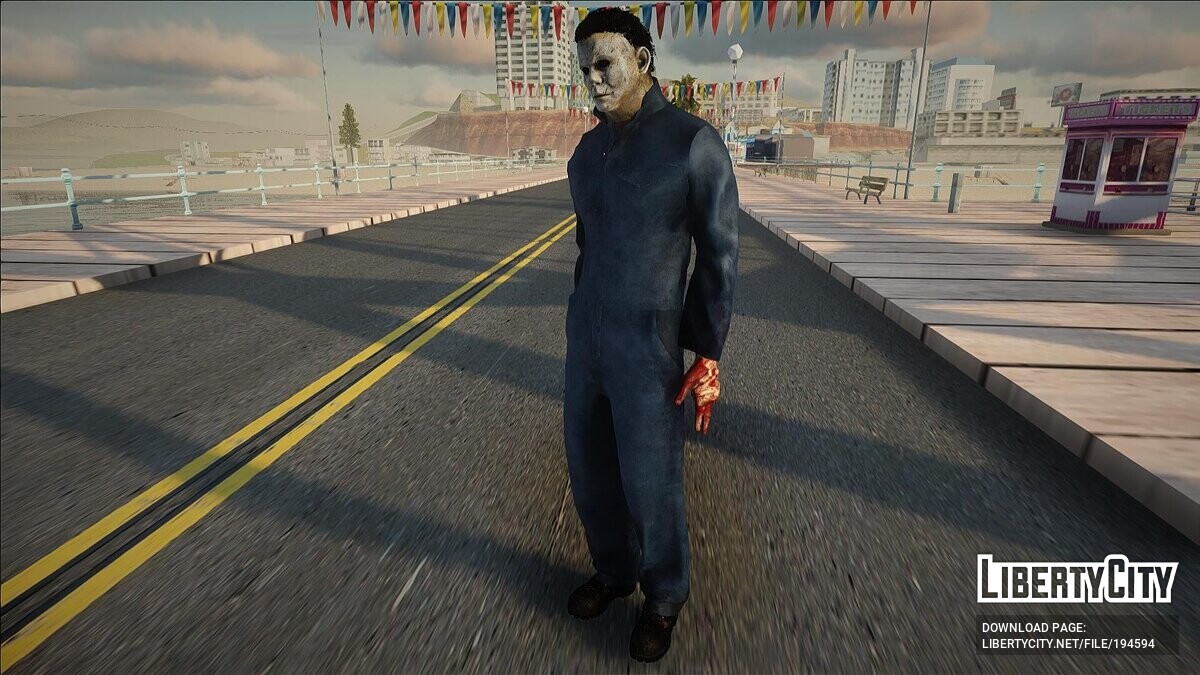 Скачать Майкл Майерс (Halloween 2018) для GTA San Andreas