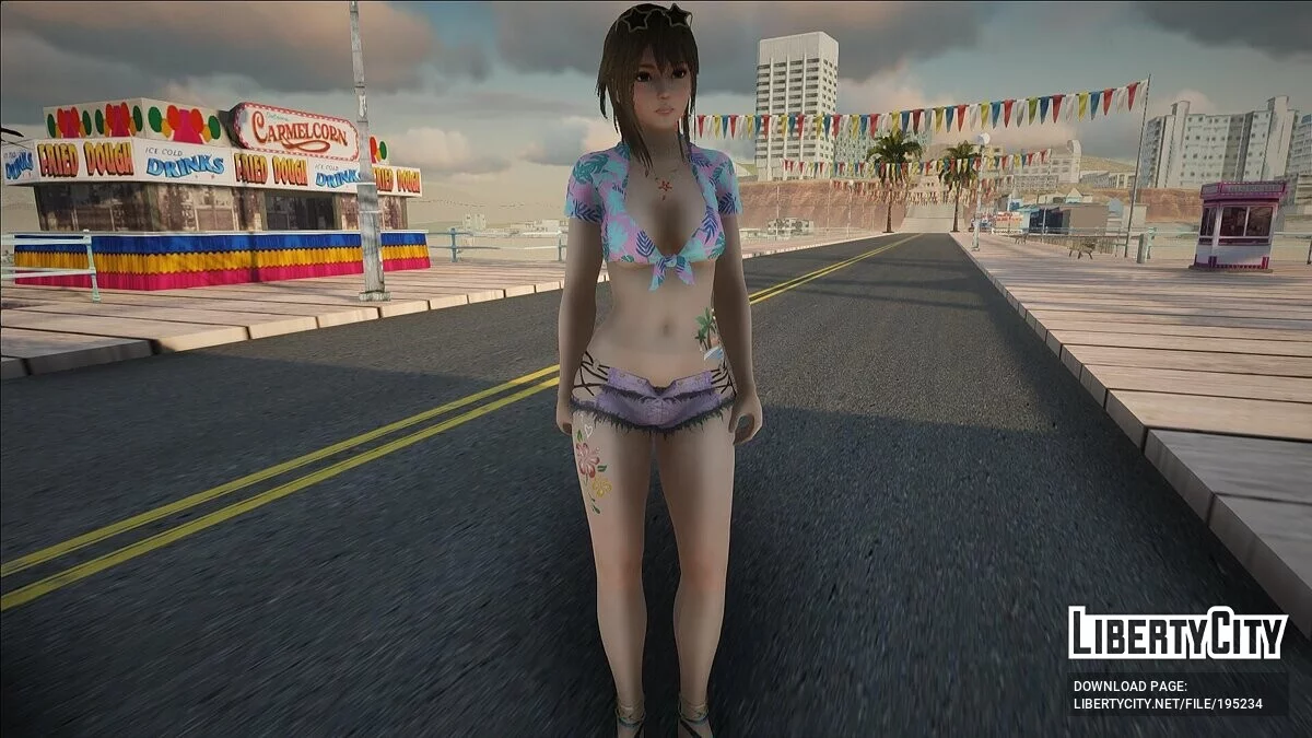 Мисаки в сексуальном наряде / GTA San Andreas