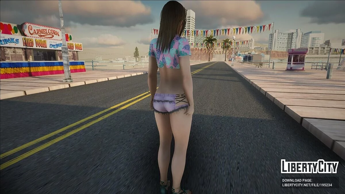 Мисаки в сексуальном наряде / GTA San Andreas