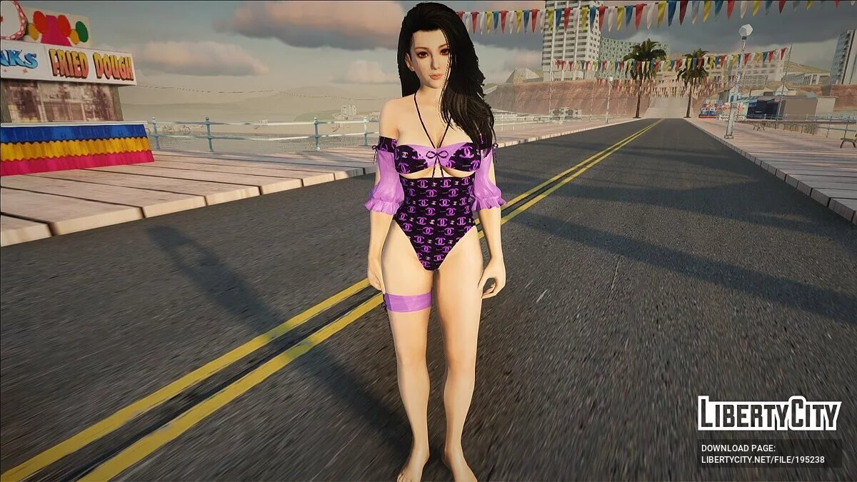 Момиджи в сексуальном купальнике Шанель / GTA San Andreas