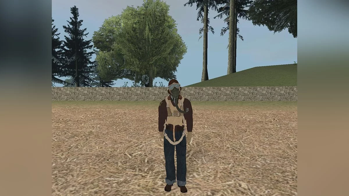 Пилот из Call of Duty World at War / GTA San Andreas