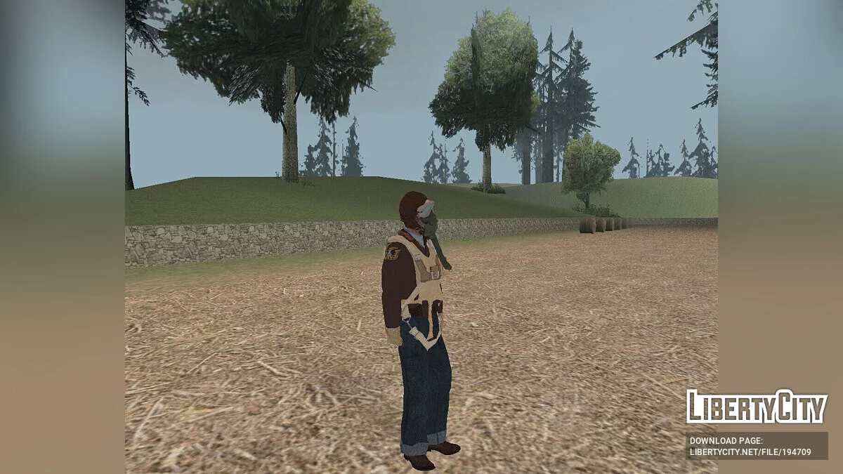 Пилот из Call of Duty World at War / GTA San Andreas