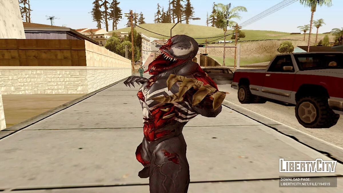 Зомби Веном из игры Spider-Man Unlimited / GTA San Andreas