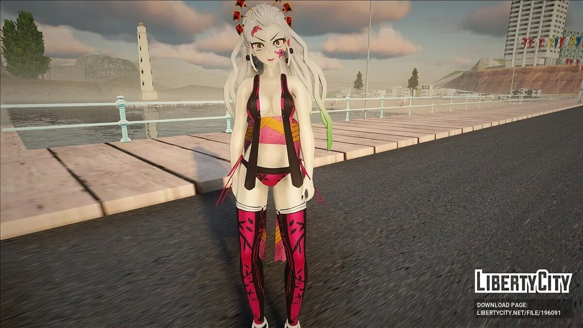 Даки из Kimetsu no Yaiba / GTA San Andreas