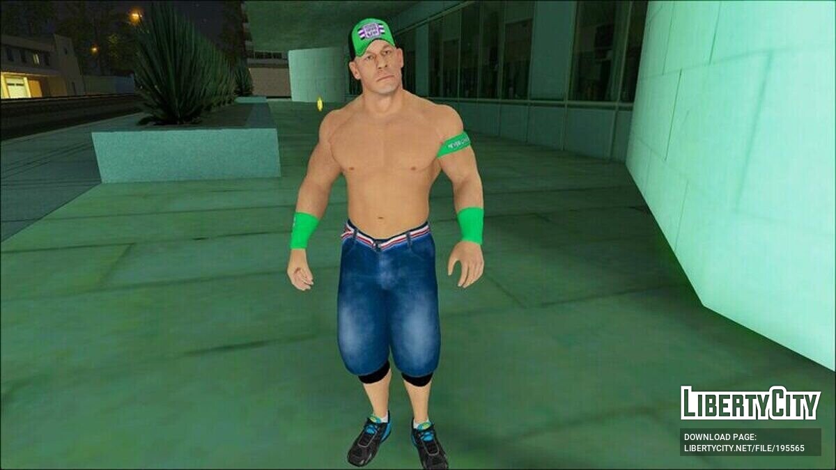 Скачать Джон Сина из WWE2K22 для GTA San Andreas