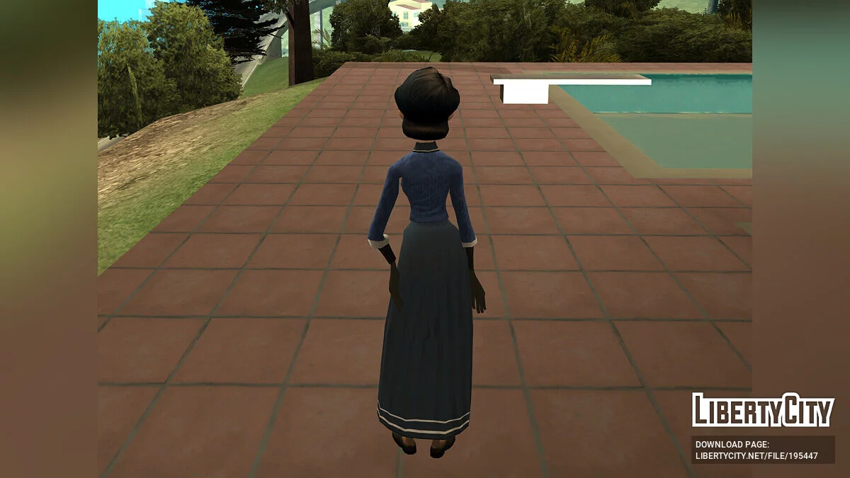 Эдна Стрикленд (1876 год) из Back to the Future: The Game / GTA San Andreas