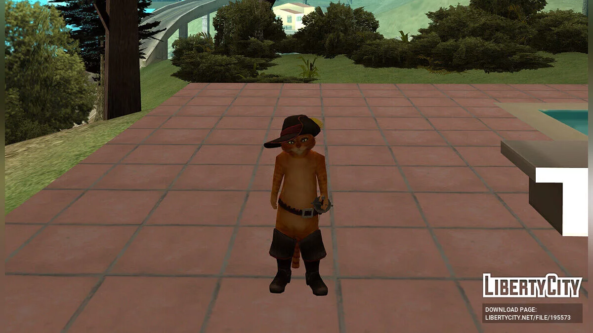 Кот в сапогах из Puss in Boots: The Video Game / GTA San Andreas