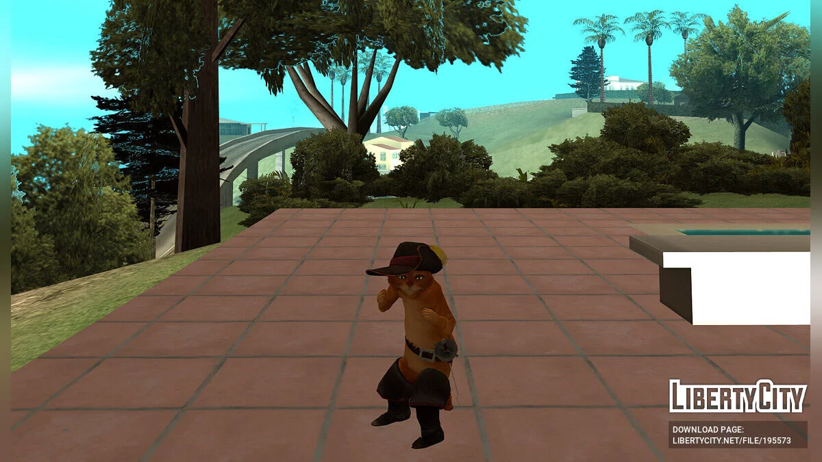 Кот в сапогах из Puss in Boots: The Video Game / GTA San Andreas