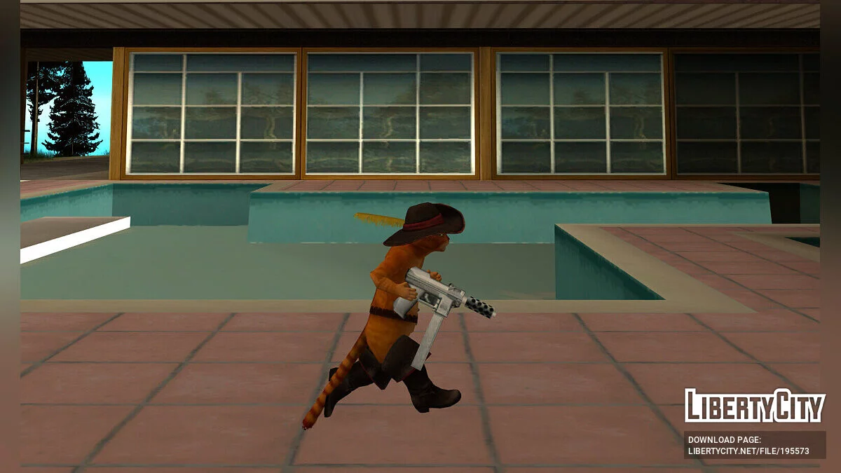 Кот в сапогах из Puss in Boots: The Video Game / GTA San Andreas