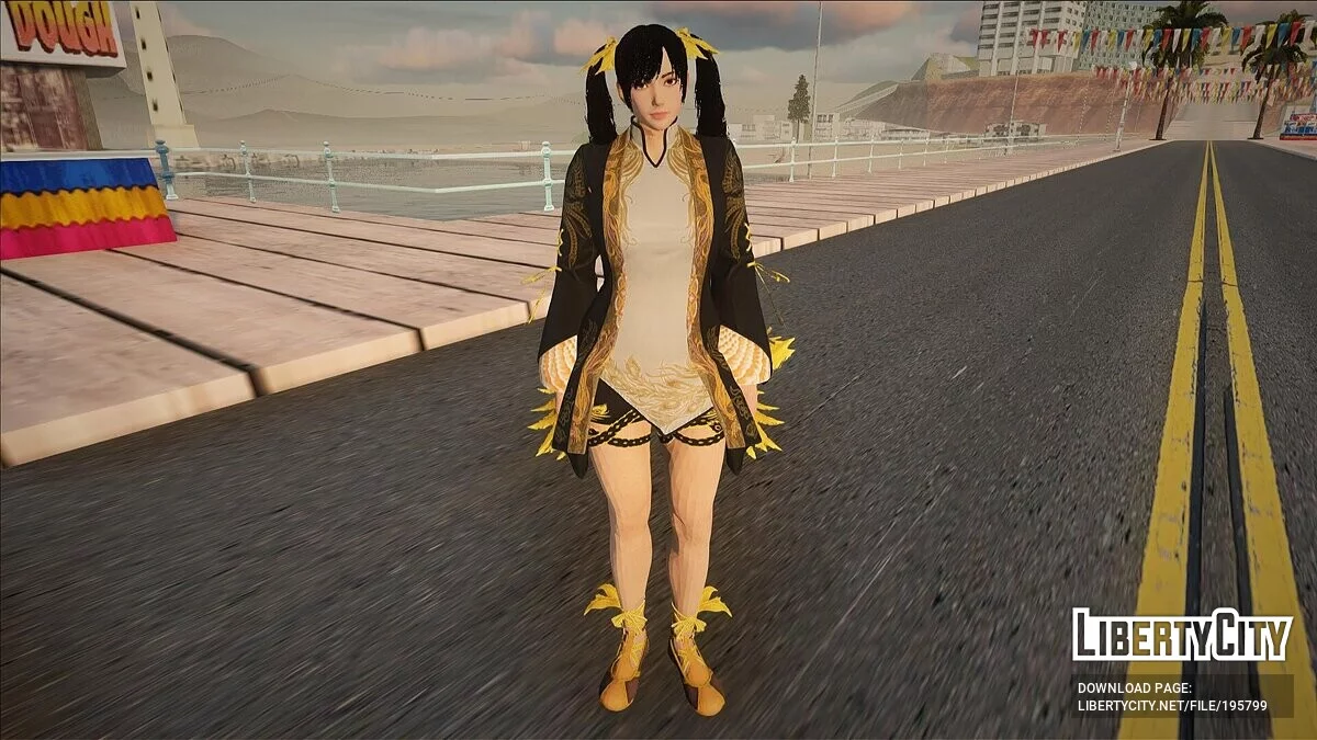 Лин Сяоюй из Tekken 7 / GTA San Andreas
