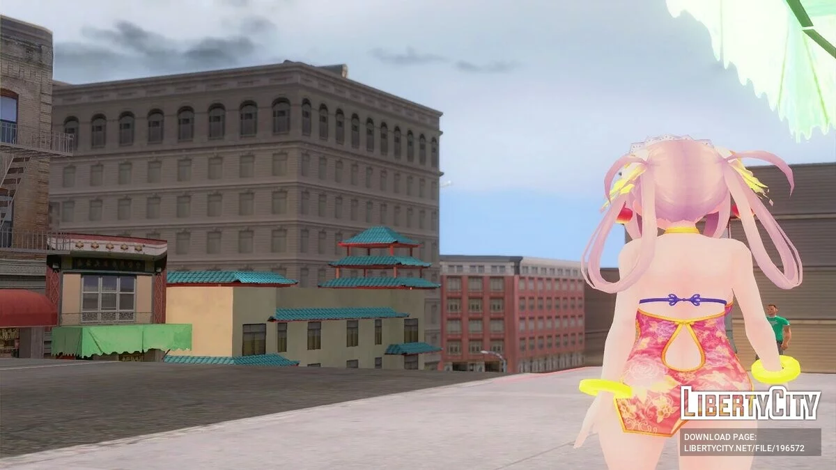 Manpuku Maru-chan в китайском наряде / GTA San Andreas