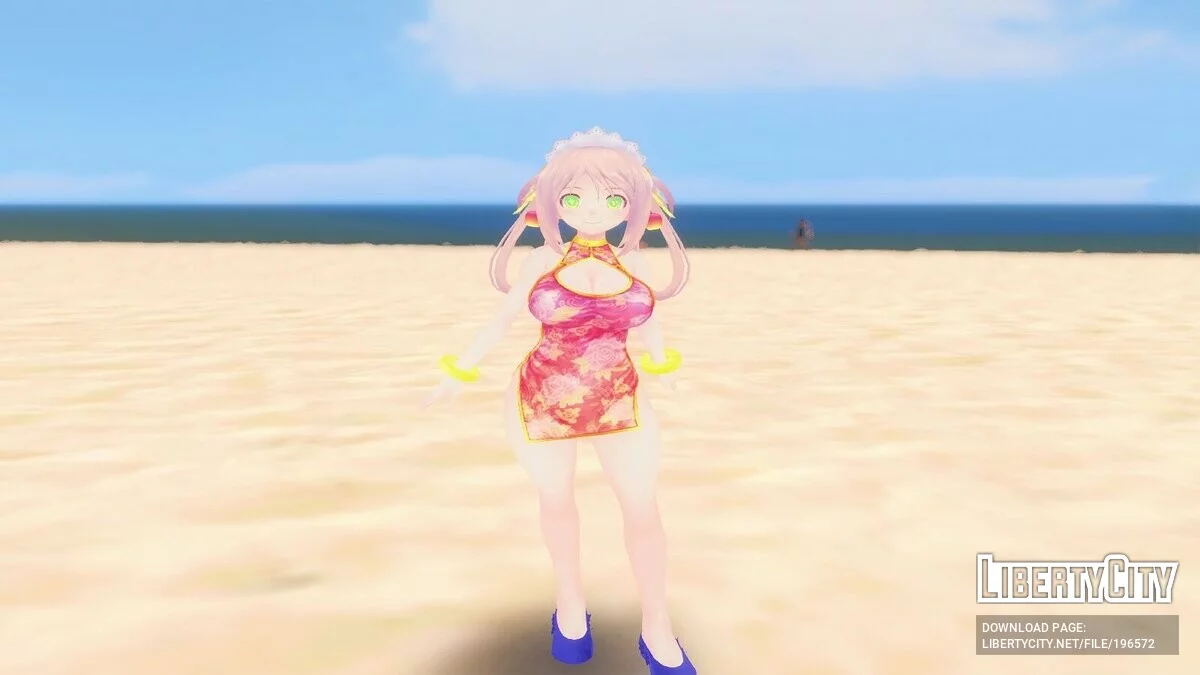 Manpuku Maru-chan в китайском наряде / GTA San Andreas
