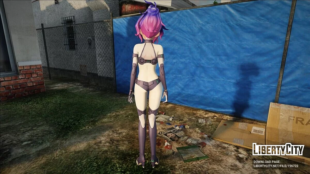 Reedio Goddess из Neptunia: GameMaker R: Evolution / GTA San Andreas