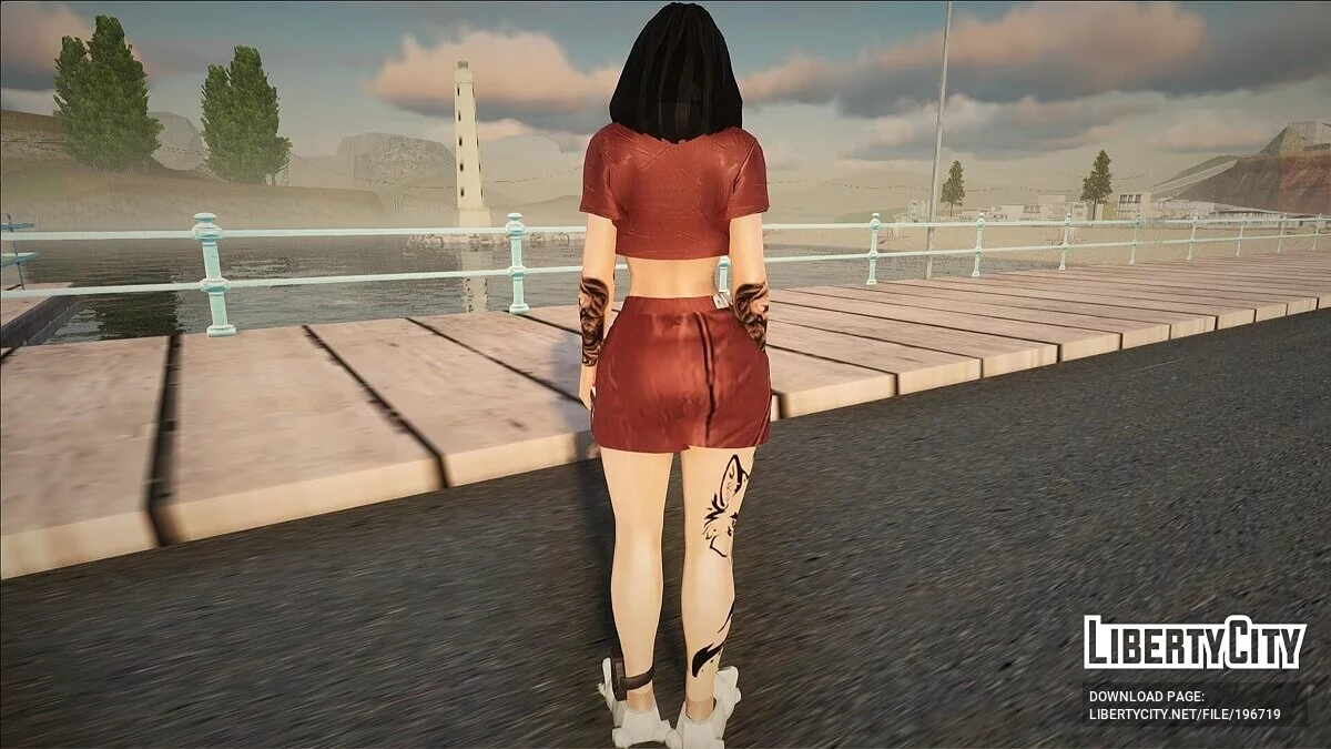 Симпатичная девушка / GTA San Andreas